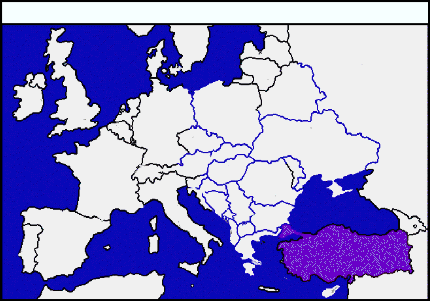 Aire de répartition de Aphanius iconii