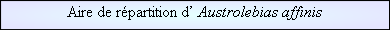 Aire de répartition d’ Austrolebias affinis