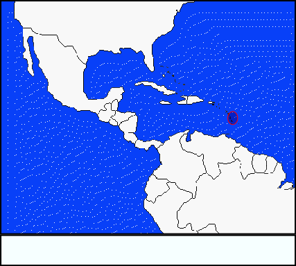 Aire de répartition de Anablepsoides cryptocallus en Martinique 
et Sainte Lucie