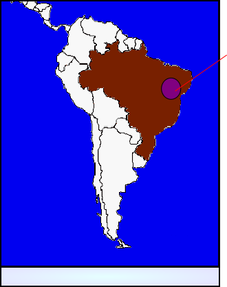 Aire de répartition de Simpsonichthys fulminantis