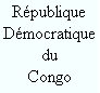 République
Démocratique
du
Congo