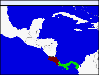 Aire de répartition de cynodonichthys hildebrandy