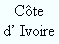 Côte
d’ Ivoire