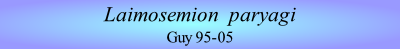 Laimosemion  paryagi
Guy 95-05