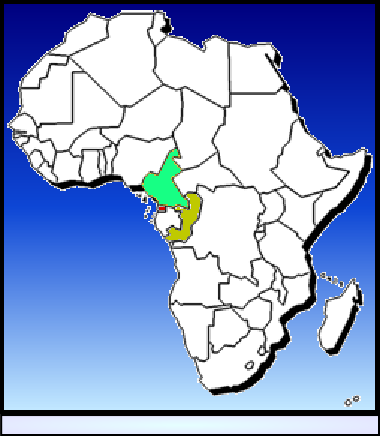 Répartition de Aphyosemion exiguum